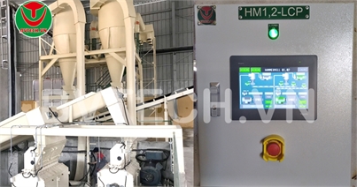 Tủ điều khiển tự động máy nghiền thô (Wet Wood Hammer Mill Control Panel)