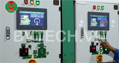 Tủ điều khiển tự động máy ép viên nén gỗ (Wood Pellet Mill Control Panel)